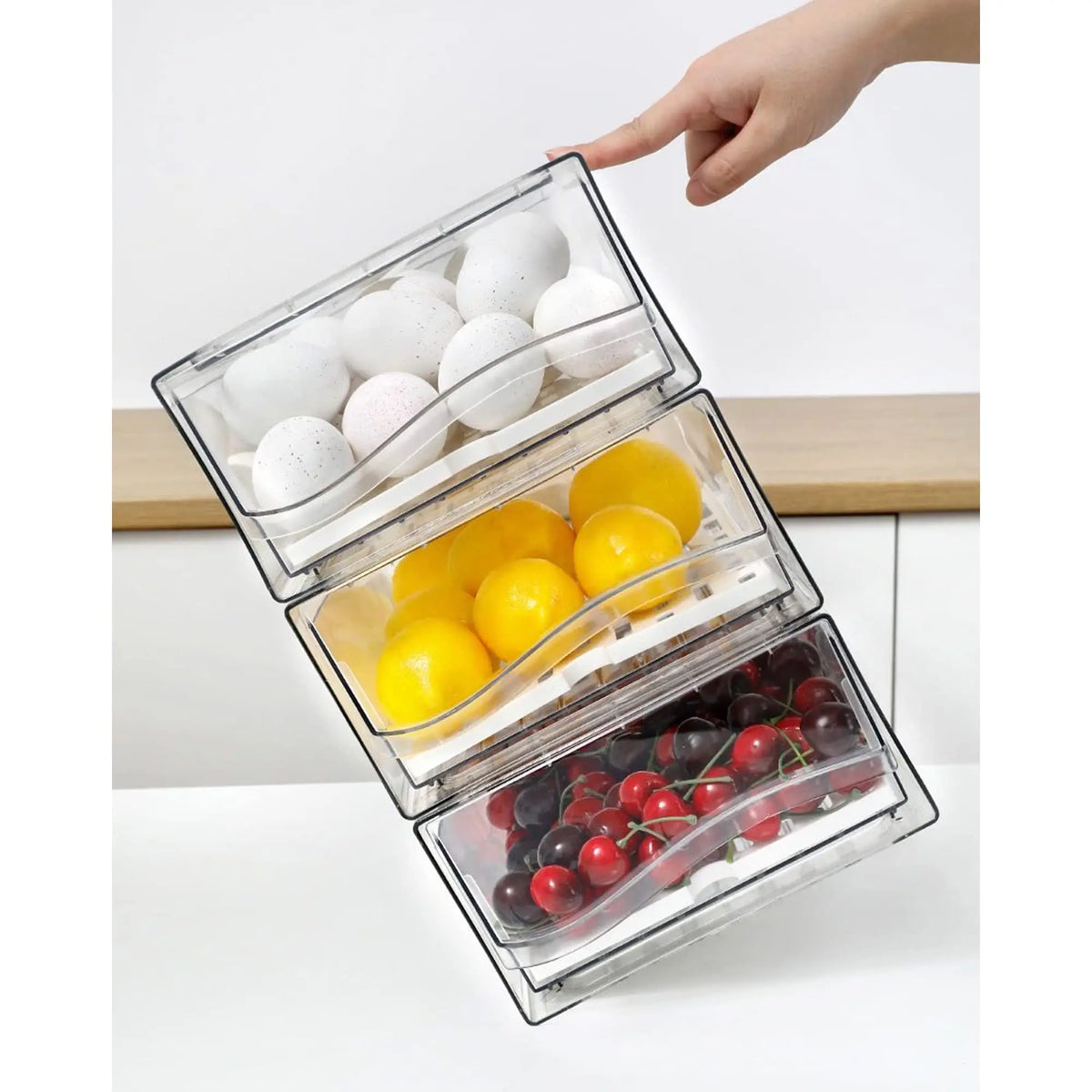 Spezia — Organizador Apilable para Heladera/Refrigerador