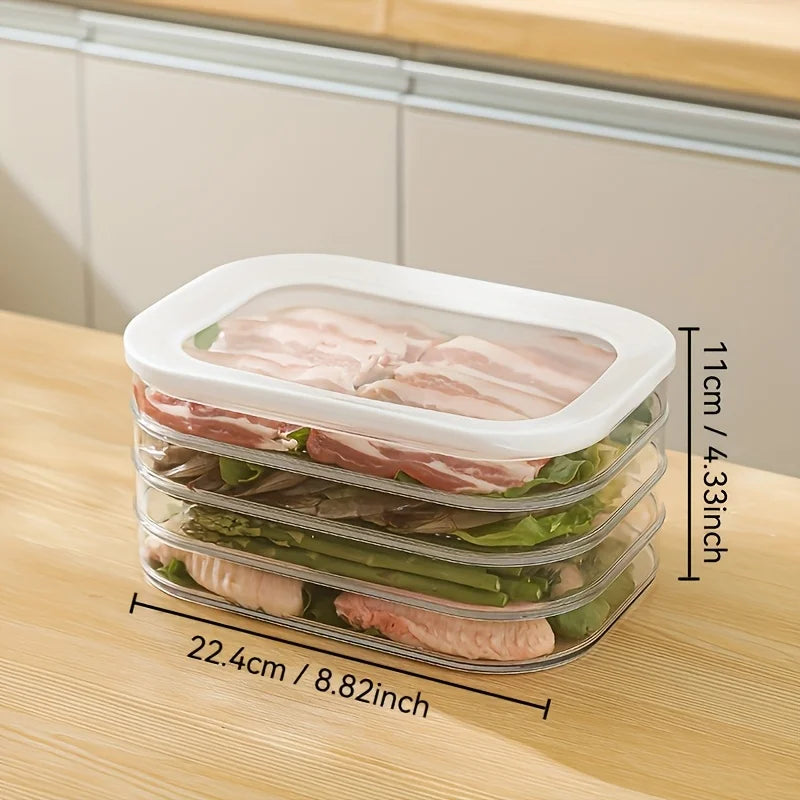 Spezia — Organizador Apilable para Fiambres y Carnes Frías