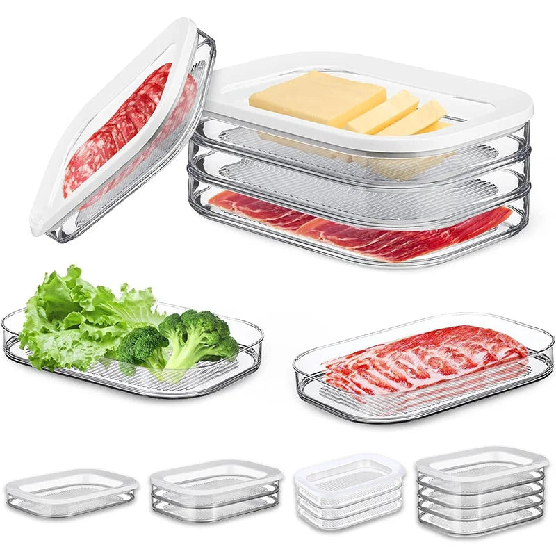 Spezia — Organizador Apilable para Fiambres y Carnes Frías
