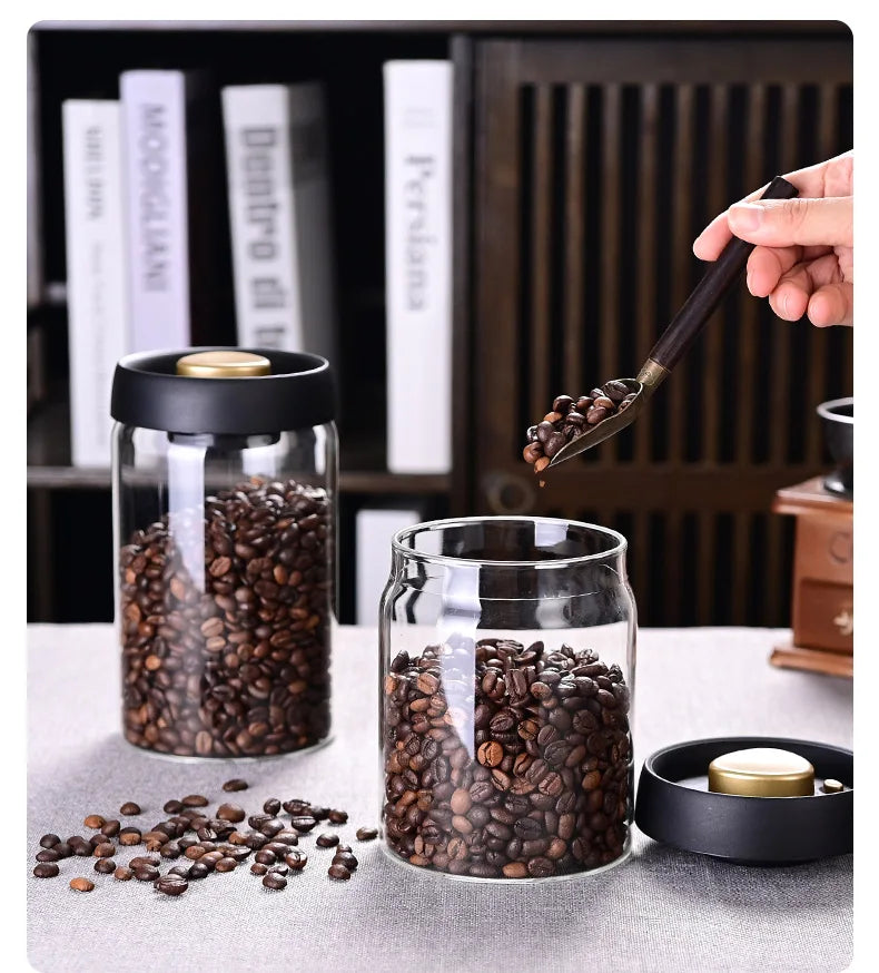 Spezia — Frasco Hermético al Vacío para Café y Granos