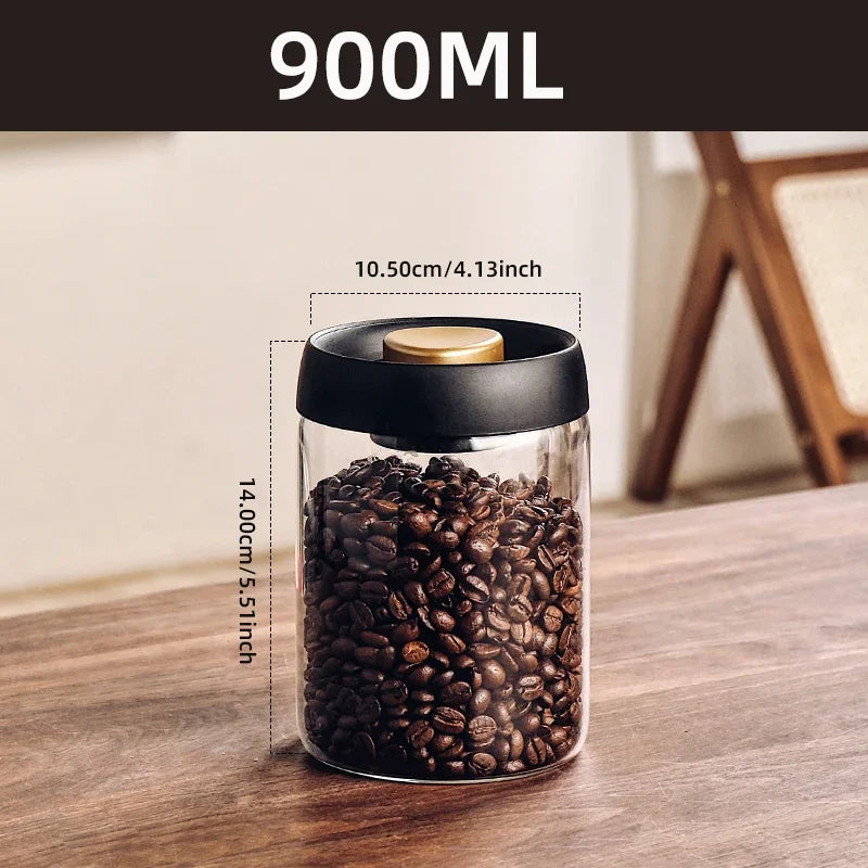 Spezia — Frasco de Vidrio al Vacío para Café