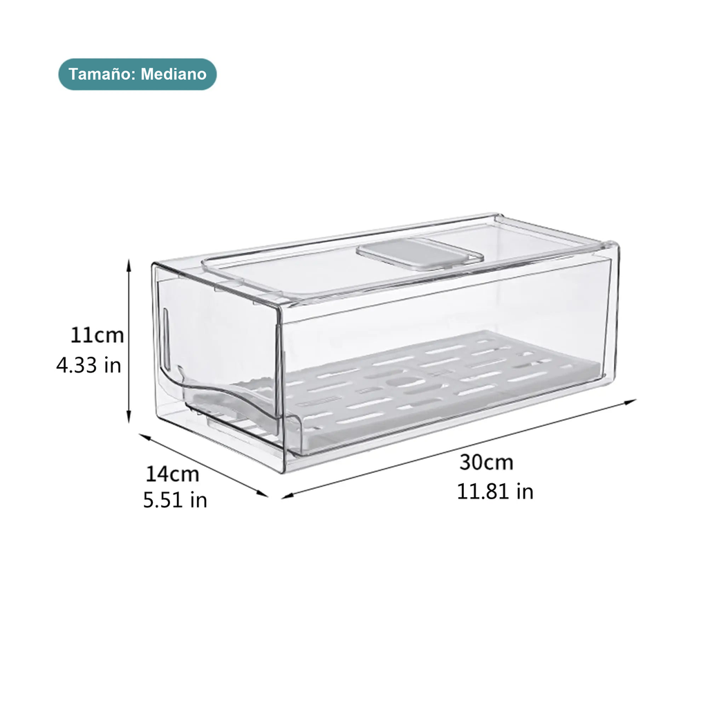 Spezia — Organizador Apilable para Heladera/Refrigerador